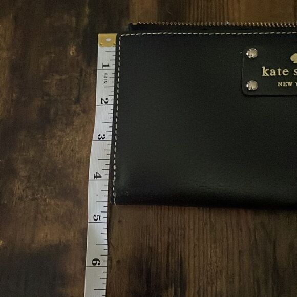 Kate Spade Grand Street Layton Bgnvillea purse Wallet Leather Black NWOT - Picture 5 of 5
